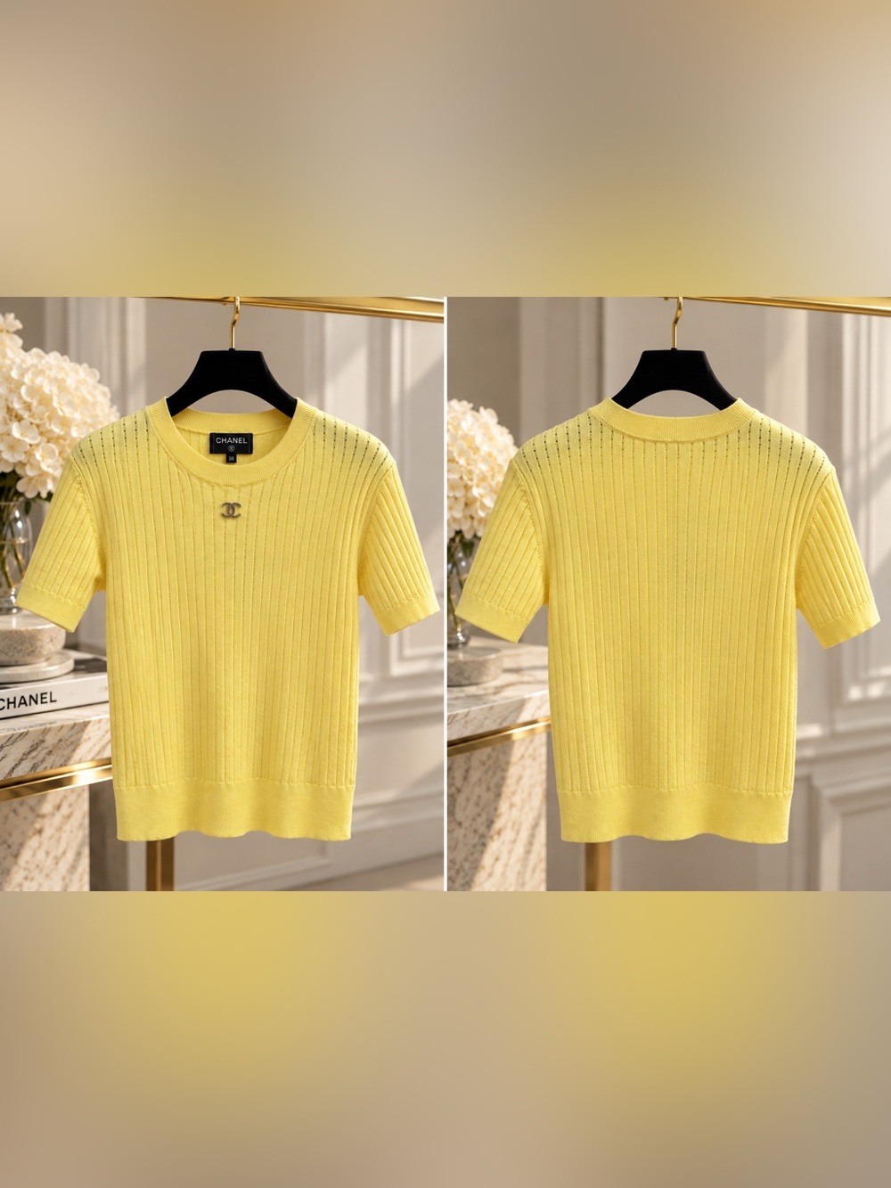 CHANEL Cashmere Knit Top - Picture 2 of 3